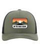 Richardson Snapback Trucker Cap - Loden/Black