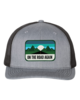 Richardson Snapback Trucker Cap - Heather Grey/Black