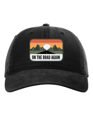 Richardson Peach Twill Dad Hat - Black