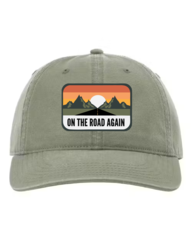 Richardson Peach Twill Dad Hat - Olive